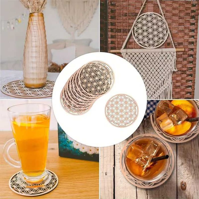 Підставки під чашку "Квітка життя" 5 шт.