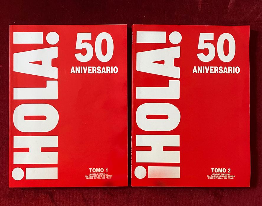 50 Aniversário da revista Hola 1944/1994 Tomos 1 e 2
