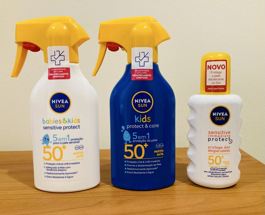 Nivea Protetores Solares 50+(embalagem selada original)