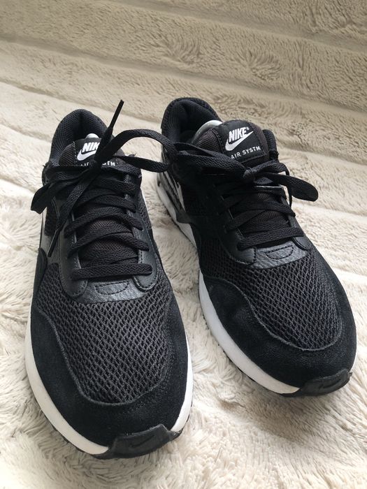 NIKE AIR MAX SYSTM (44.5) 28.5см мужские кроссовки оригинал черные