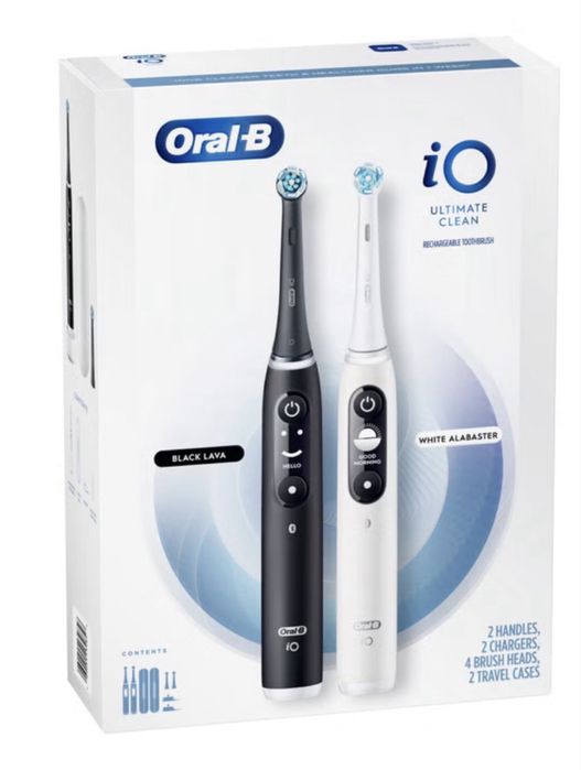 Зубна щітка Oral-b iO Duo Pack Series  6, Набір 2 шт. електрична, Нові в заводських пломбах і плівках.