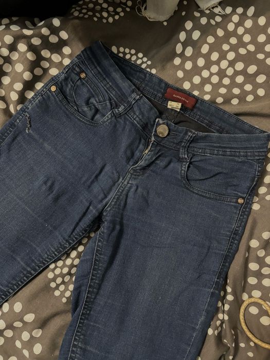 Spodnie bershka low rise y2k