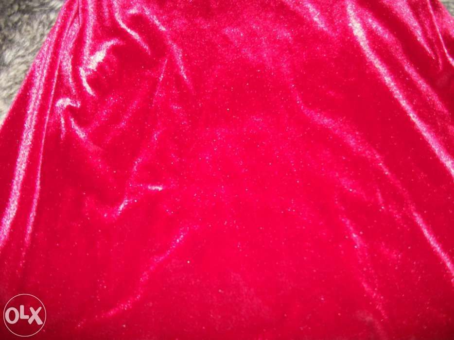 Vestido vermelho veludo