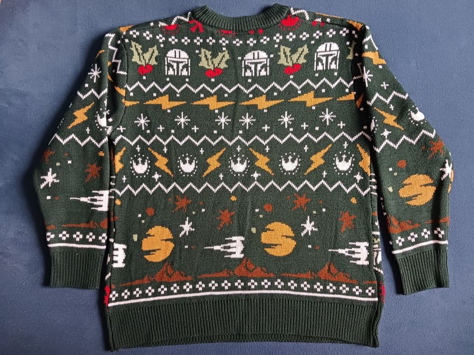 Pull&Bear, sweter star wars, świąteczny Mandalorian.