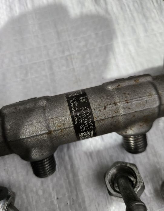 Wtryski pompa układ paliwowy komplet BMW b57d30b