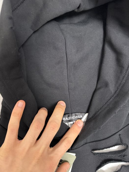 худи Balenciaga Black S M L vetements rick owens raf simons