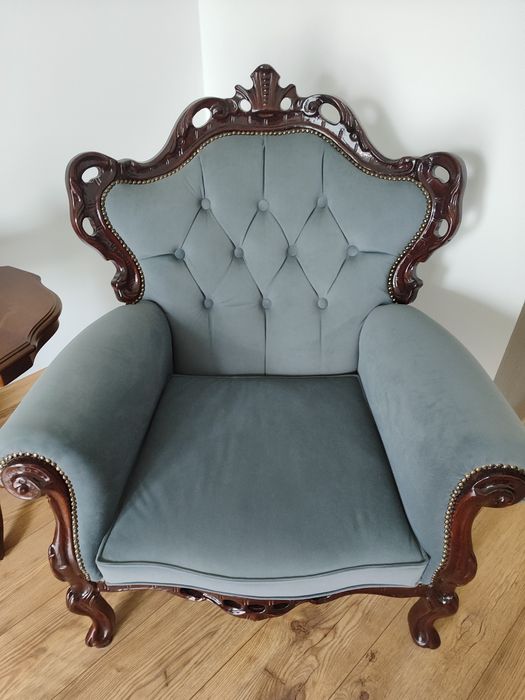 Fotel Ludwik po renowacji