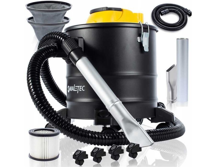 MOCNY Odkurzacz do popiołu DO KOMINKA Maltec 1800W GWARANCJA Nowy!