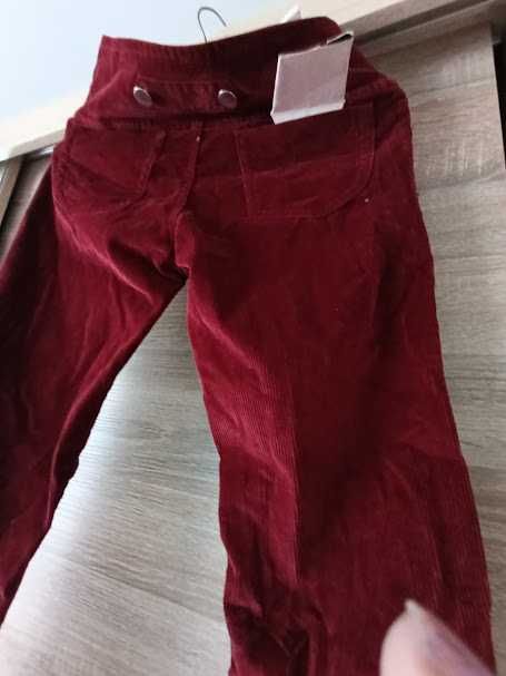 damskie spodnie sztruksowe W27L32