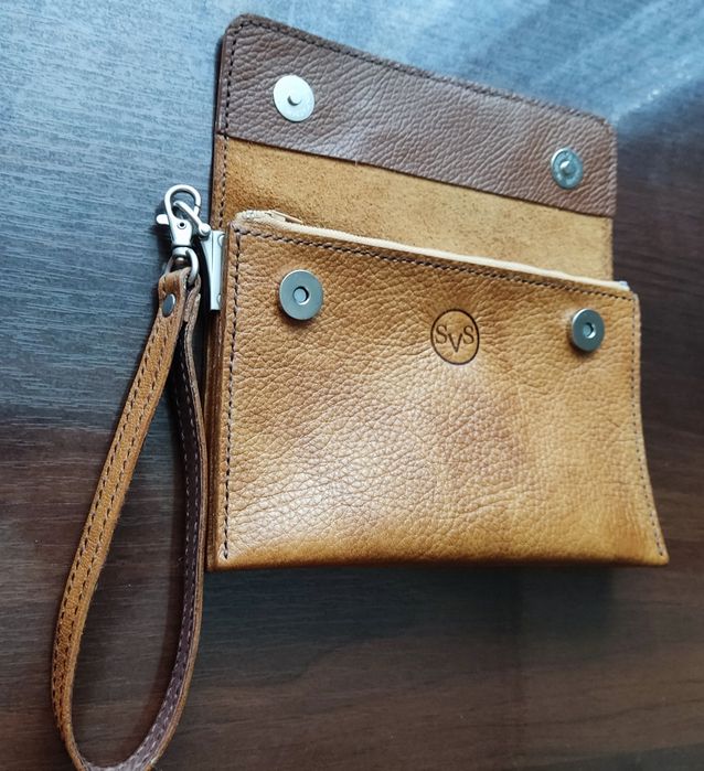 Эксклюзивный клатч из итальянской кожи