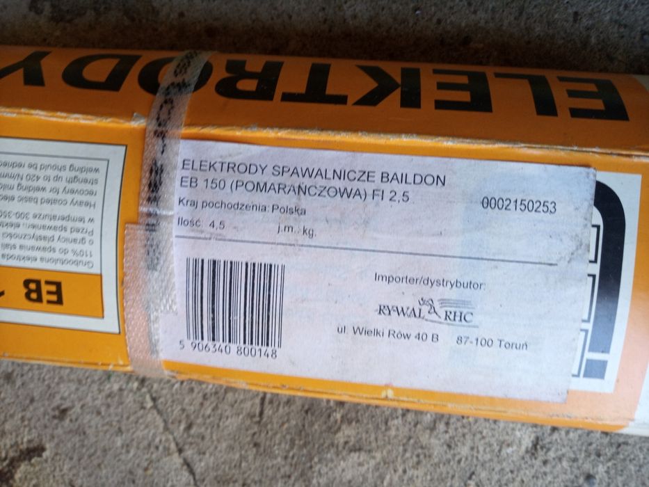 Elektrody zasadowe ESAB EB 150 2,5x300 mm 200 sztuk 4,5 kg