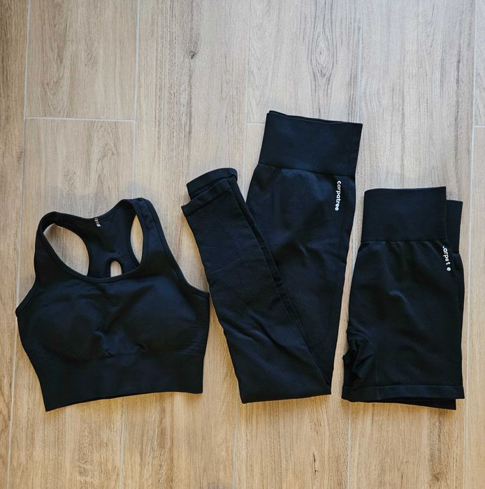 Carpatree Marble legginsy i stanik sportowe (3+2 komplety)