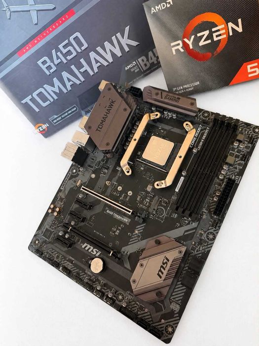 Płyta główna MSI B450 Tomahawk+  procesor AMD Ryzen5 3600