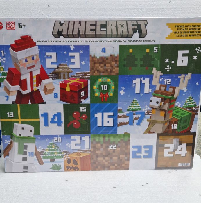 Kalendarz adwentowy minecraft