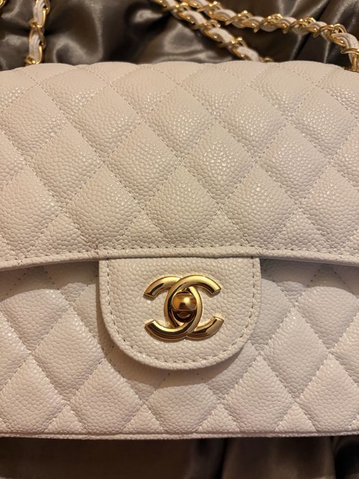Chanel torebka caviar skóra naturalna