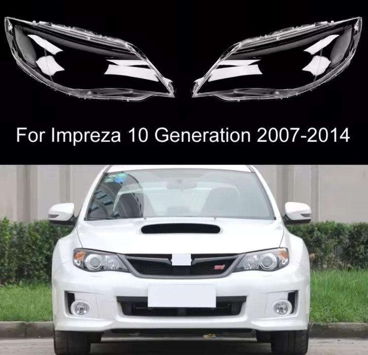 Скло фари SUBARU impreza WRX/STI(2007р.-2014р.)