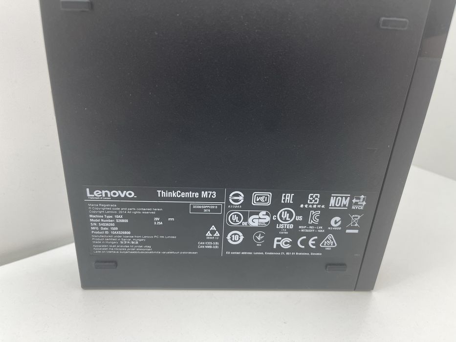 Міні ПК Lenovo ThinkCentre M73 USFF/Core i3 4130T/8Gb DDR3/240Gb SSD