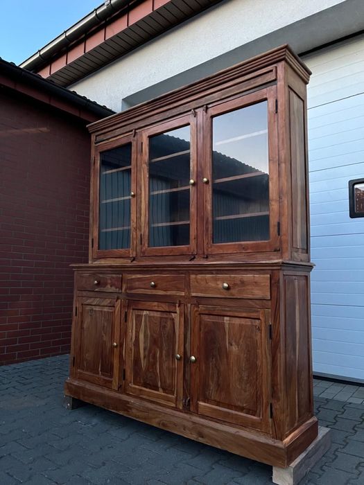 Piękny kredens kolonialny - super stan - palisander indyjski