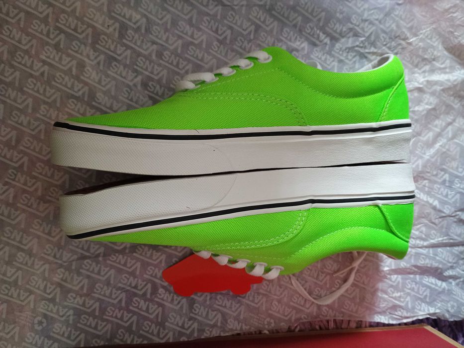 Neonowe buty Vans 38,5 wkładka ok 24,5 cm