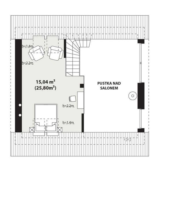 Dom  systemowy  z antresolą 65 m2,  energooszczędny ! Cena z 2025r.