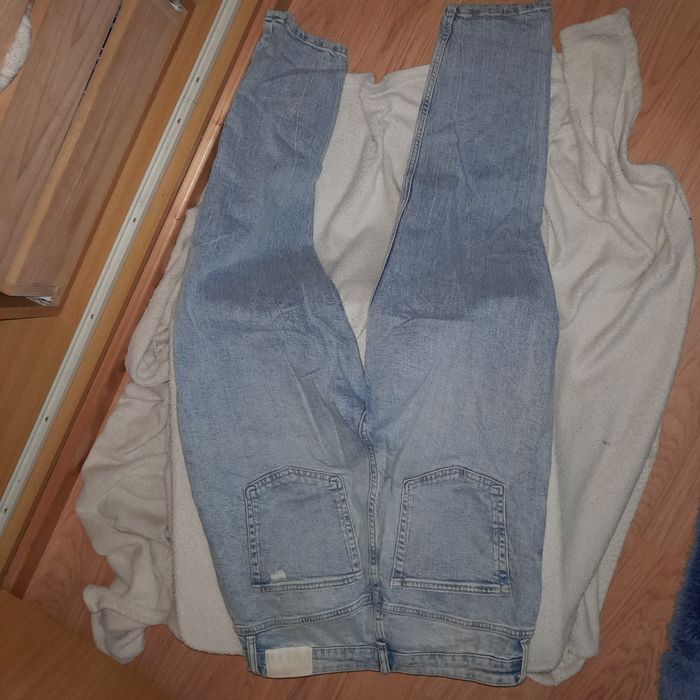 Calças de ganga azuis