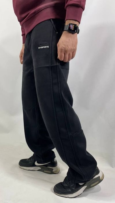 Мужские штаны зимние на флисе коттон