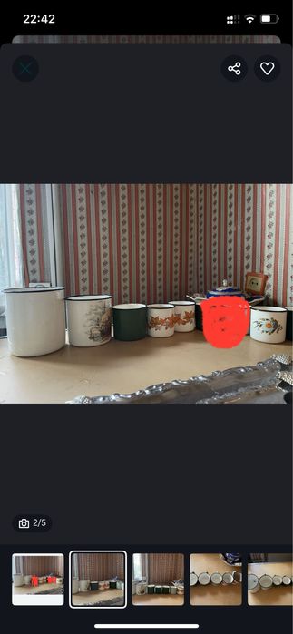 Кружка кухоль емаль метал залізо 1, 1,5, 400 270 мл