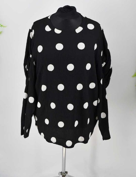 Bluzka w grochy Bonprix 52/54