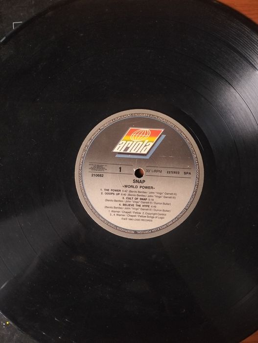 Disco de vinil LP Snap! - World Power'