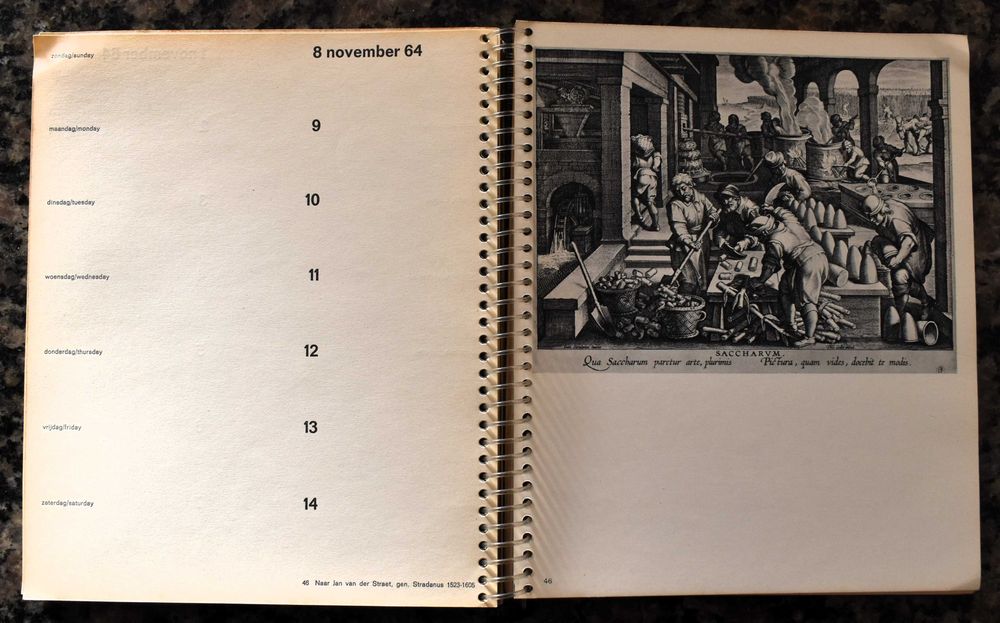 Agenda/Diary 1964 Museum Boymans Van Beuningen, Rotterdam (Rare)