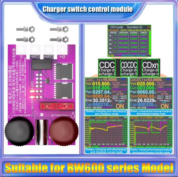 DL24EW 150 Вт Wi-Fi Smart Power Электронный тестер нагрузки.