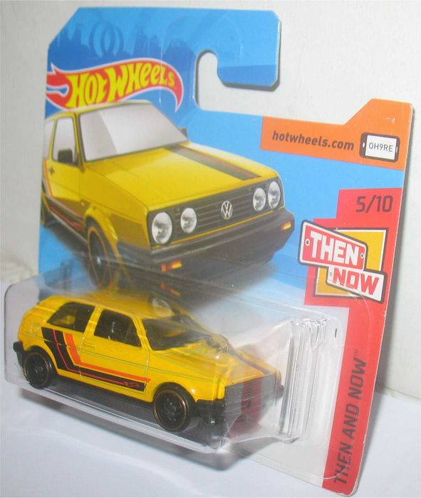 Hot Wheels - Volkswagen Golf MK2 (amarelo - 2018)