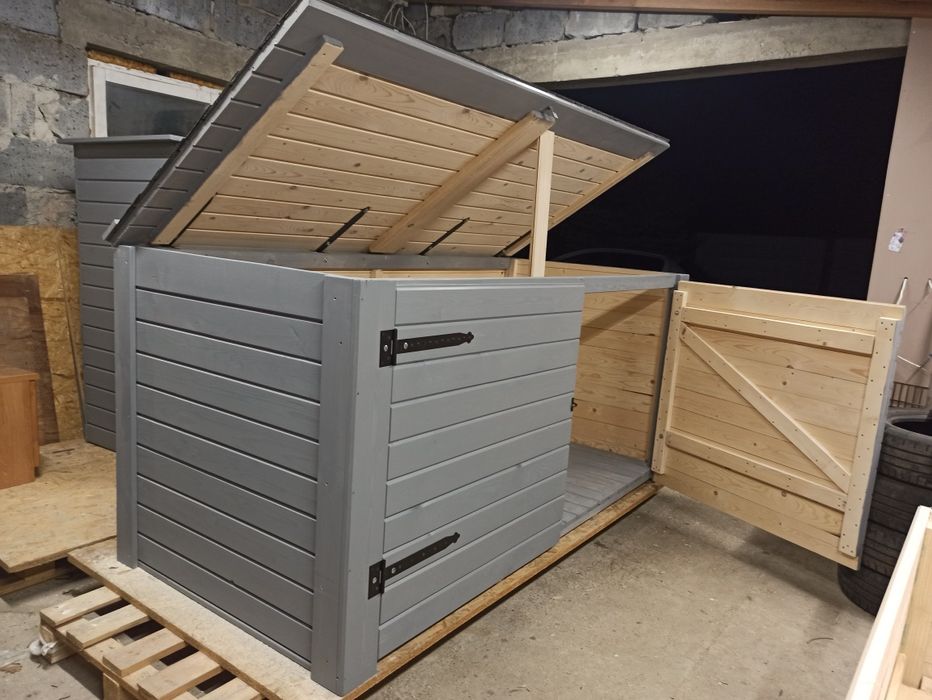 Zabudowa na kosze, schowek na rowery