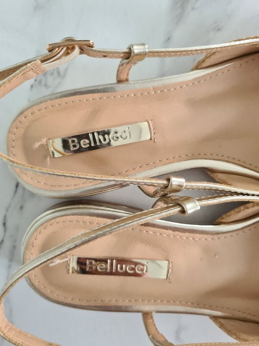 Baleriny sandały bez pięty 36