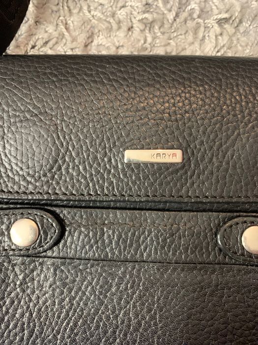 Мужская кожаная сумка через плечо Karya