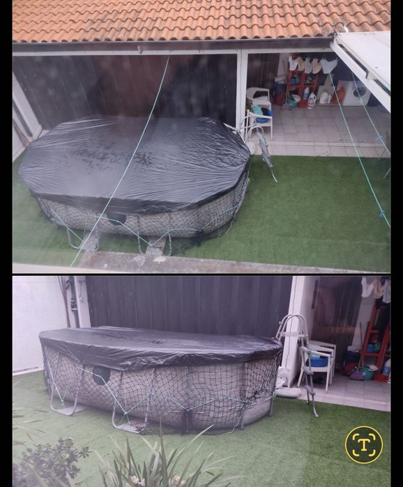 Piscina tubular bestway vista oval 4,27M x 2,5M