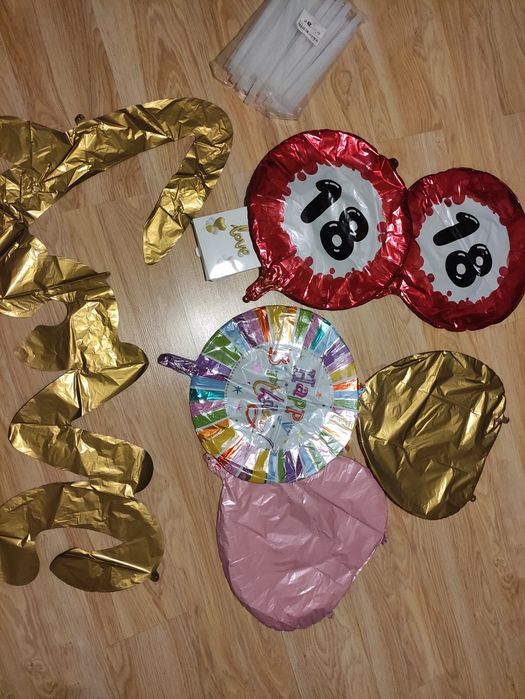 Balony na osiemnastkę +koło