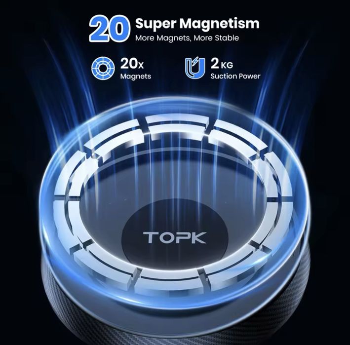 Suporte magnético de telemóvel para carro