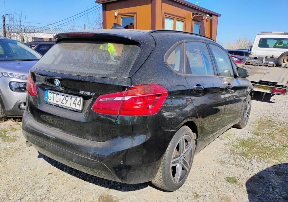 BMW Seria 2 2017r, 2.0 Diesel. AUTOMAT, Sport. Uszkodzony przód.