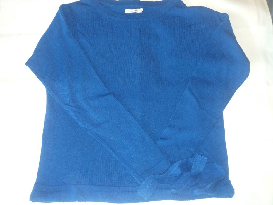 Sweter damski granatowy