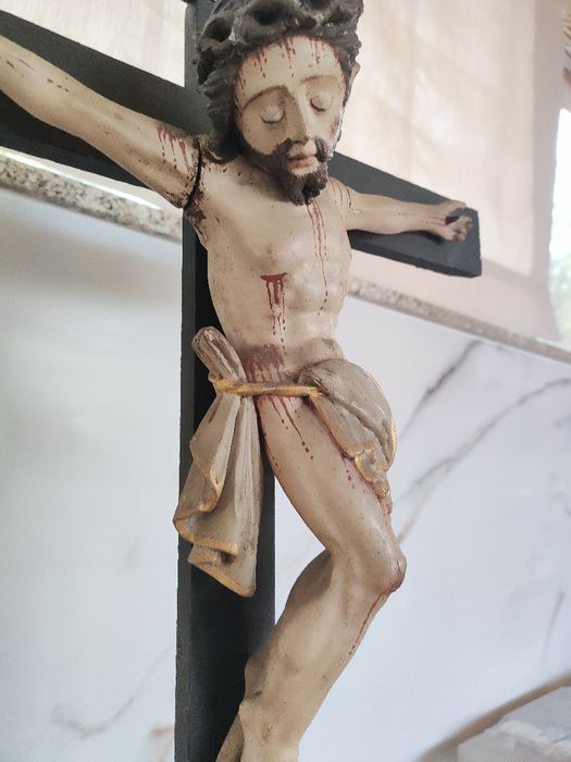 Cristo na cruz , base inferno