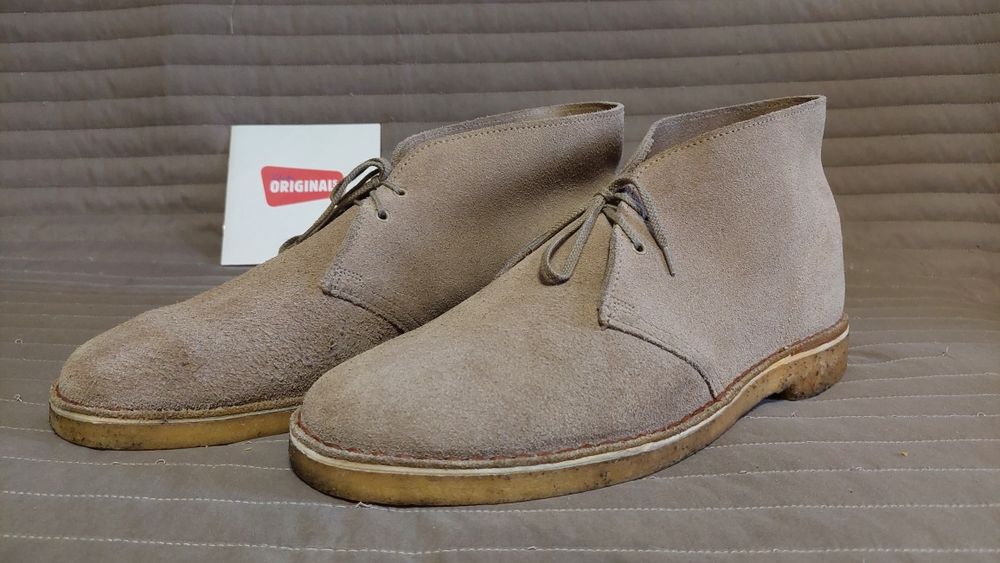 Замшевые  Clarks Desert Boots(туфли,ботинки,кроссовки,обувь