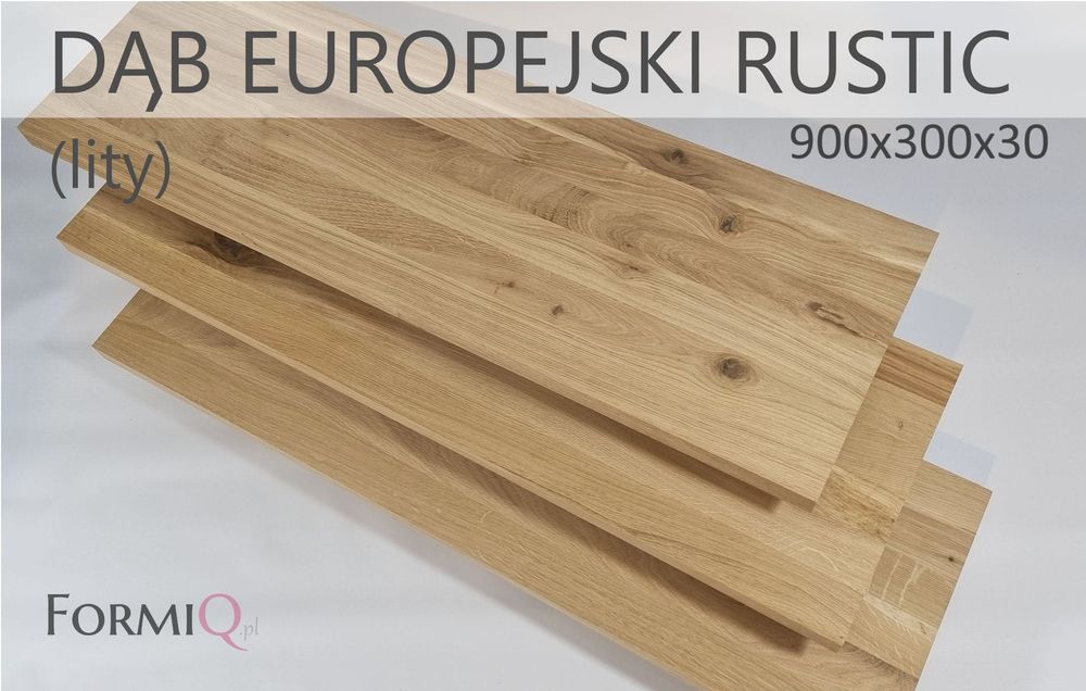 Stopnie dąb europejski rustic lite 900x300x30