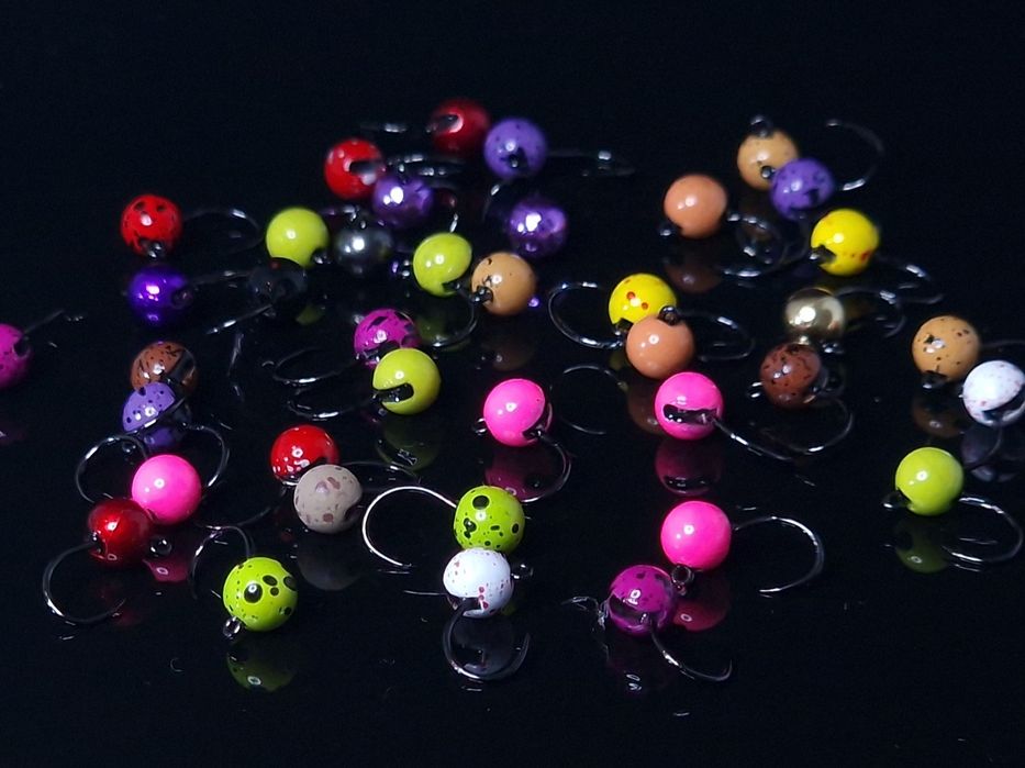 Główki jigowe wolframowe 20 sztuk 0.35/0.5g #16 #14