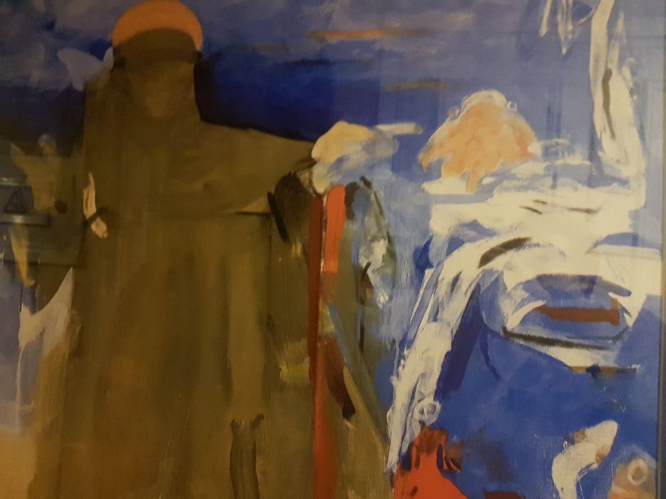 Rara serigrafia de Julio Pomar, Santo Antonio