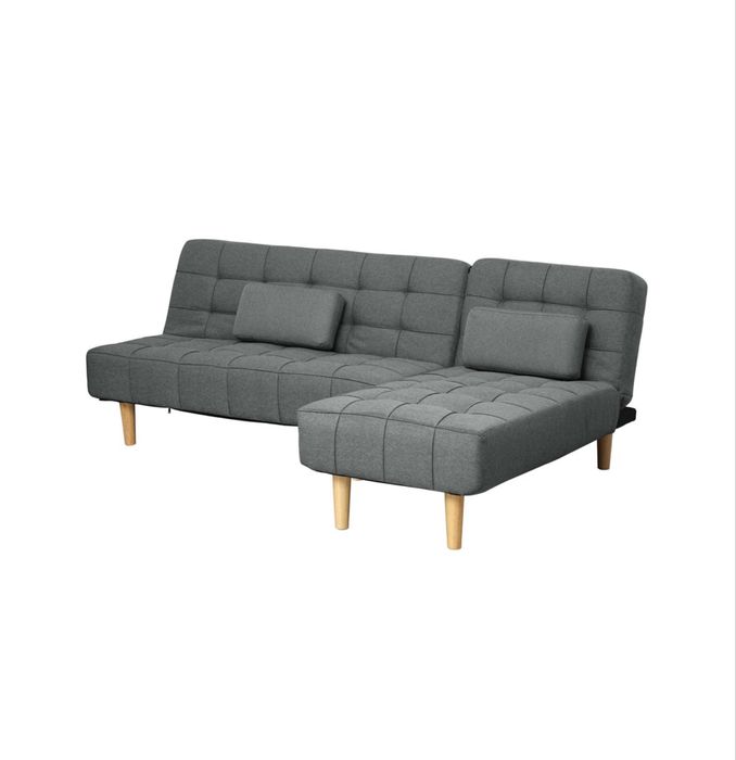 Sofá cama cinza novo