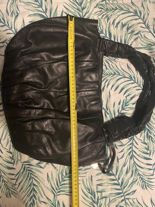 Furla torebka na ramię czarna skórzana