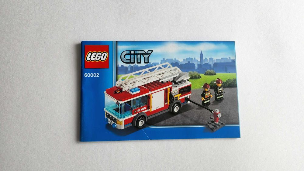 Instrukcja Lego City 60002 Wóz strażacki