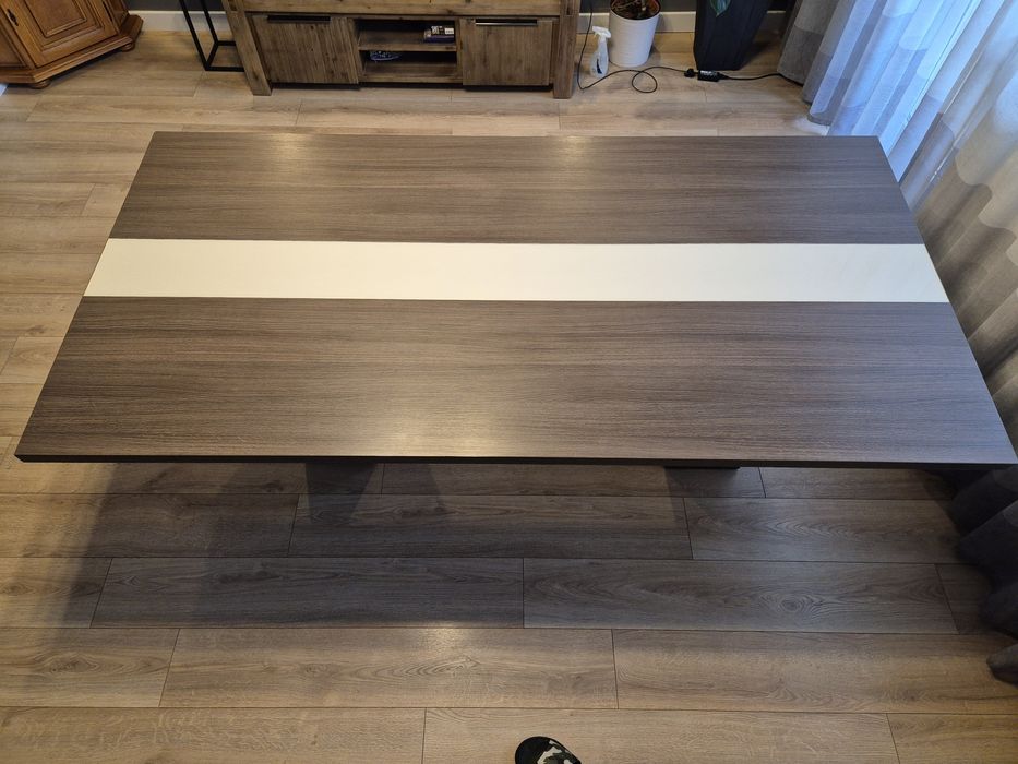 Duży Stół do salonu na dwóch nogach