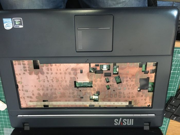 Peças Portátil INSYS M761SU - ecrã-dissipador-colunas-wifi-etc